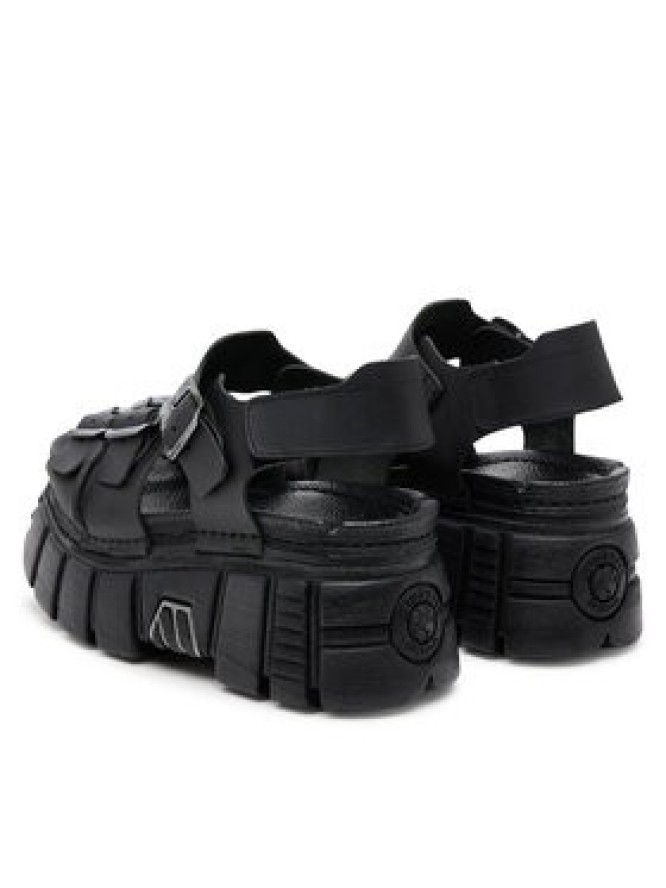 NEW ROCK Sandały M-BIOS101SF-C1 Czarny