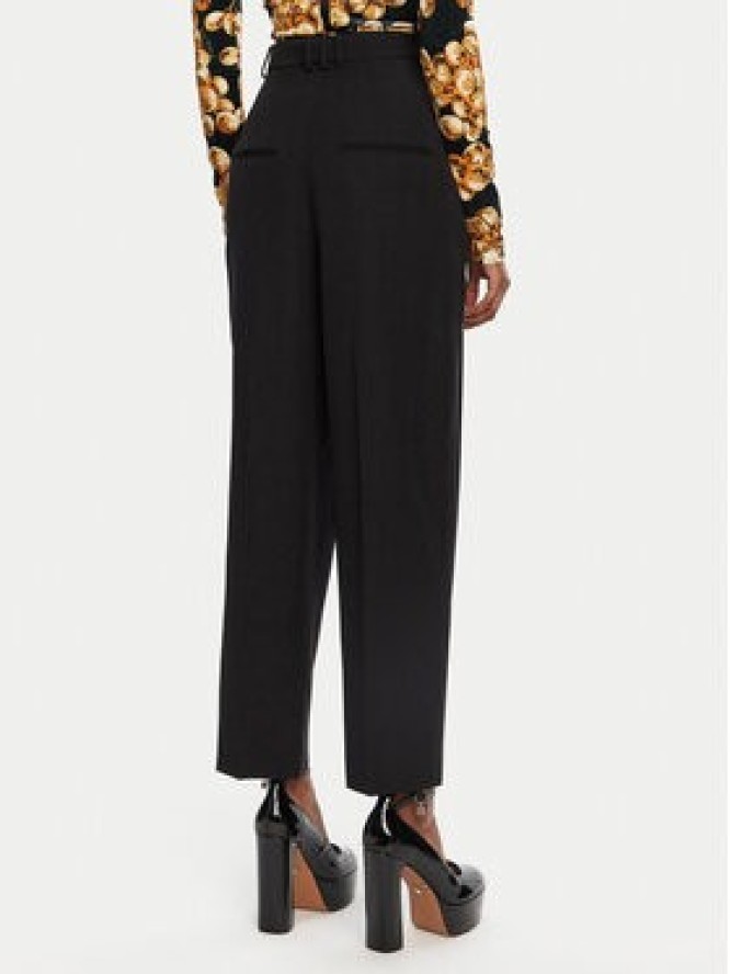 Balmain Spodnie materiałowe DF0PQ310WC09 Czarny Regular Fit