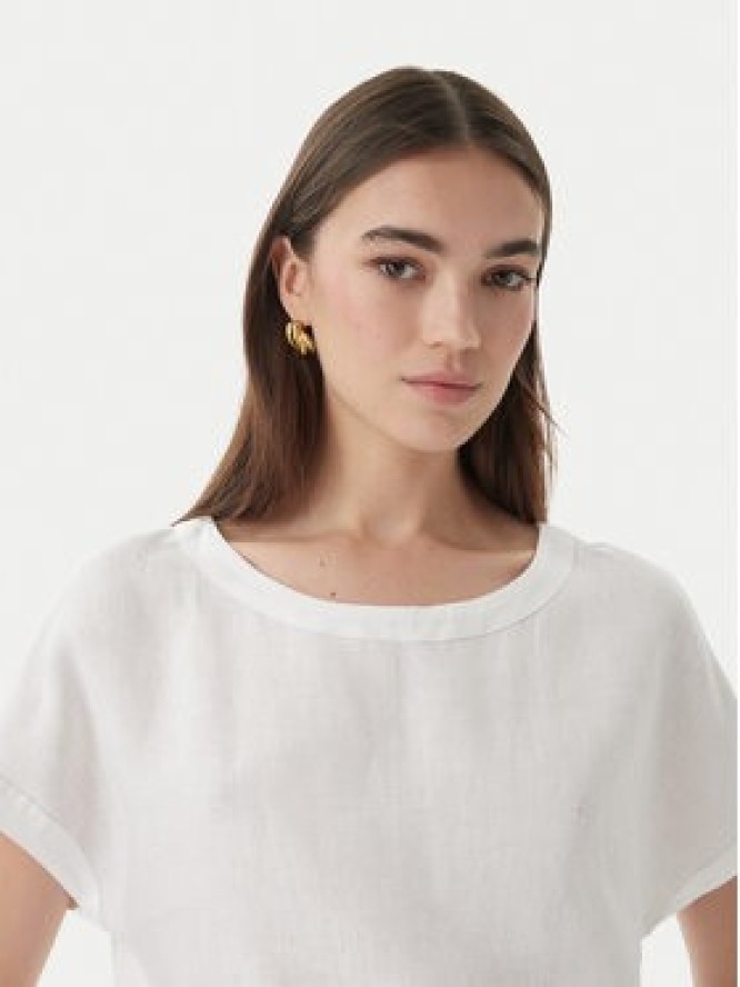 Marella T-Shirt Geyser 2615111132 Biały Regular Fit