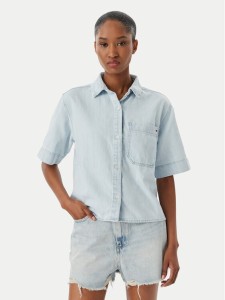 Tommy Hilfiger Koszula jeansowa WW0WW49573 Niebieski Relaxed Fit