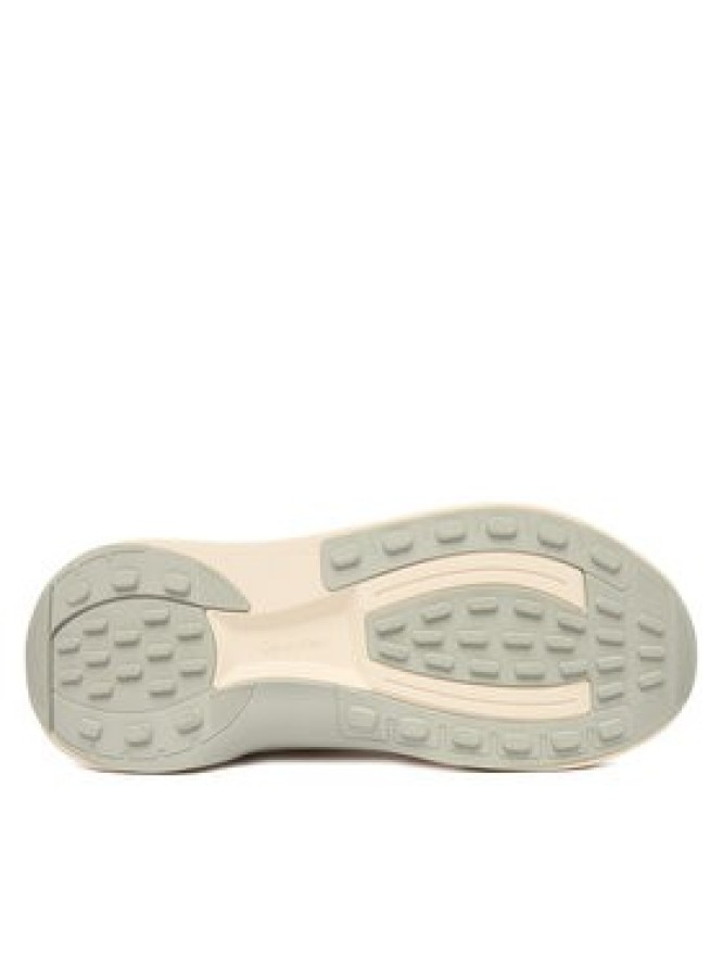 Calvin Klein Sneakersy Chunky Runner Lace Up Sock Knit YW0YW02033 Écru