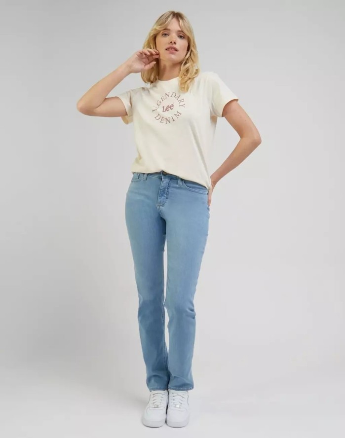 LEE ULC STRAIGHT DAMSKIE SPODNIE JEANSOWE JEANSY LT LINE L34FBJC90 112333336