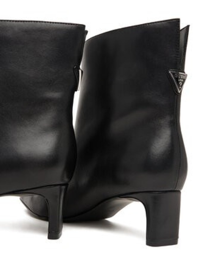 Guess Botki FLTSIR LEA10 Czarny
