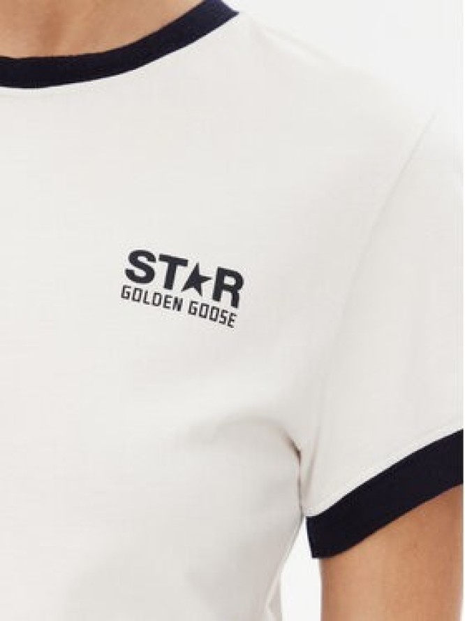 Golden Goose T-Shirt GWP01846.P001489.11782 Biały Regular Fit