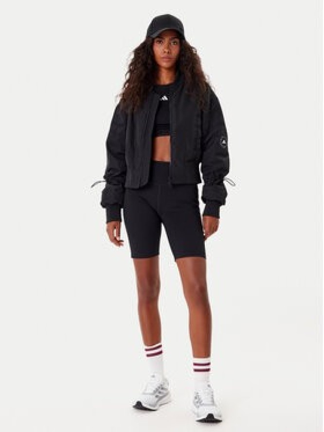 adidas by Stella McCartney Kurtka bomber True Nature JF6030 Czarny Loose Fit