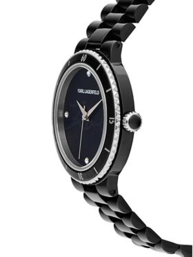 KARL LAGERFELD Zegarek R0553104504 Czarny
