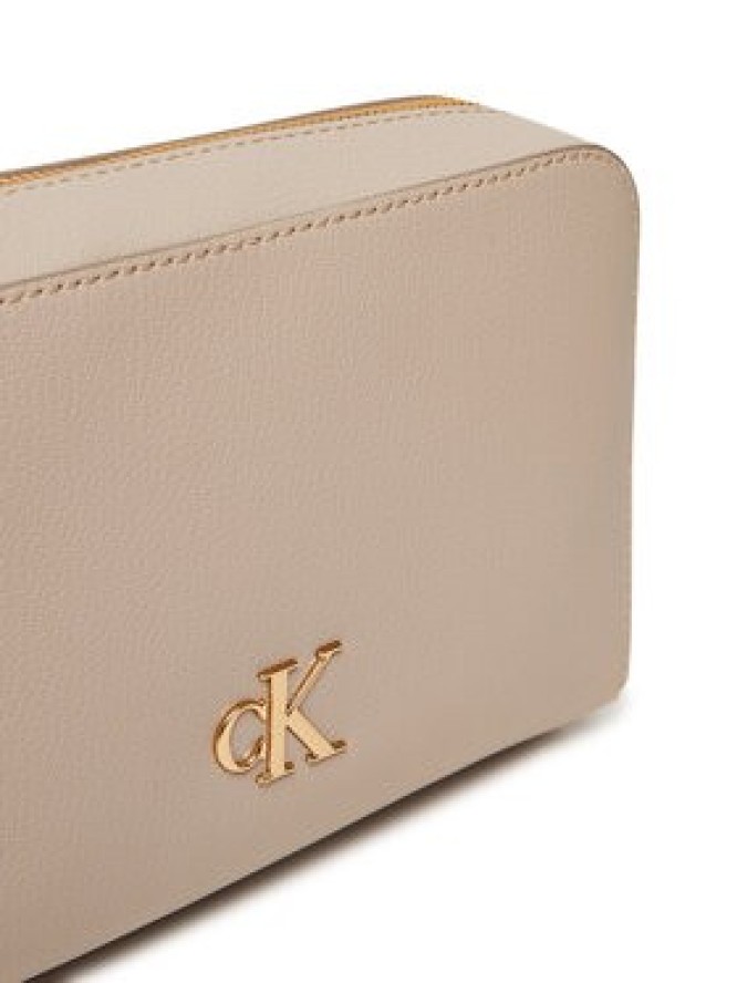 Calvin Klein Jeans Torebka Minimal Monogram Ew Camera Bag LV04K3162G Écru