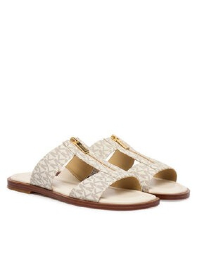 MICHAEL Michael Kors Klapki Berkley Flat 40S6BRFS1B Écru