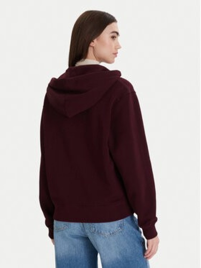 Tommy Hilfiger Bluza WW0WW46126 Bordowy Regular Fit