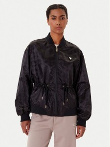 Guess Kurtka przejściowa V5YL11 WHFU0 Czarny Regular Fit