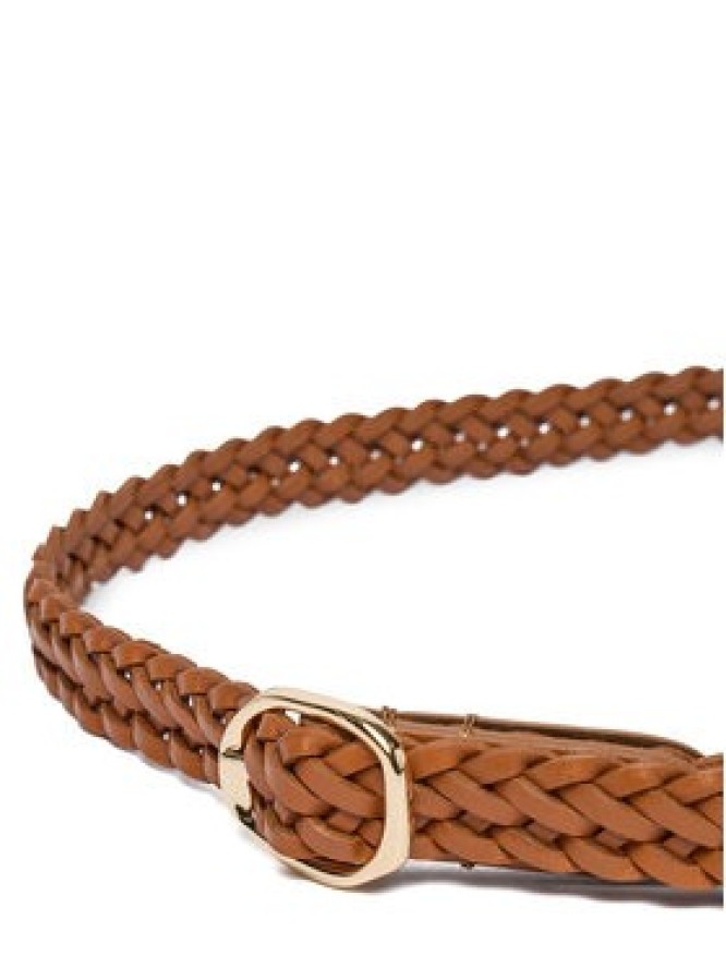 Tommy Hilfiger Pasek Th Sculpt 2.0 Woven AW0AW18696 Brązowy