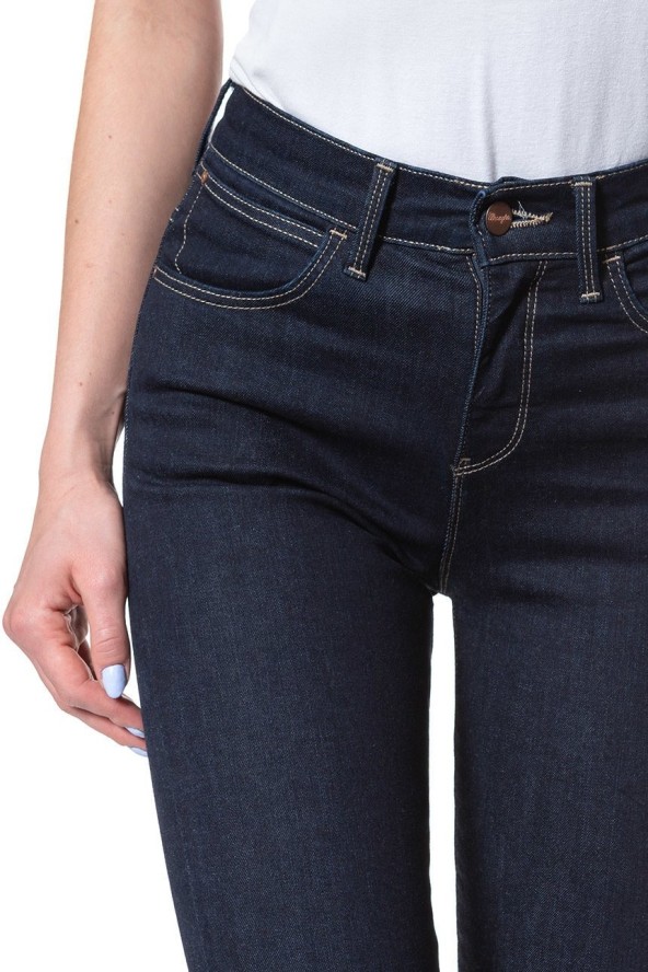 WRANGLER HIGH RISE SKINNY RINSEWASH W27HLU023 112128102