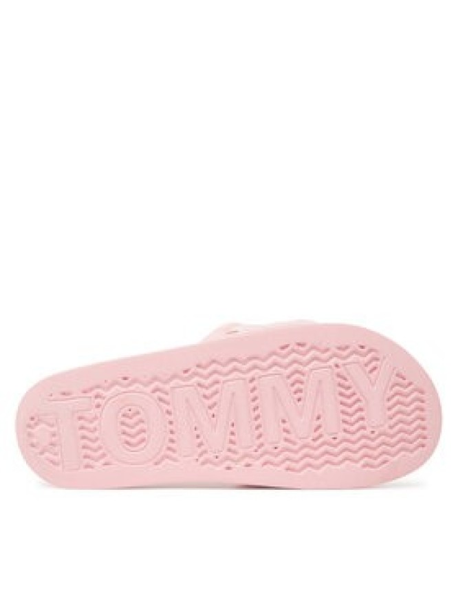 Tommy Jeans Klapki Tjw Braided Slide EN0EN02764 Różowy