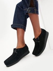 Clarks Półbuty Wallabee Evo Sh 26174746 Czarny
