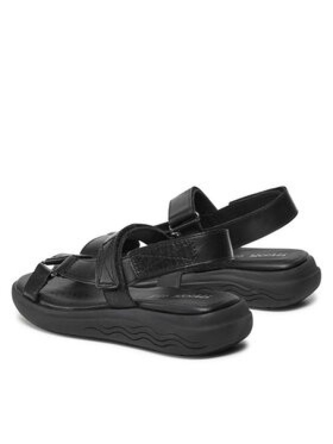 Geox Sandały D Spherica Ec5w A D25ADA 00043 C9999 Czarny