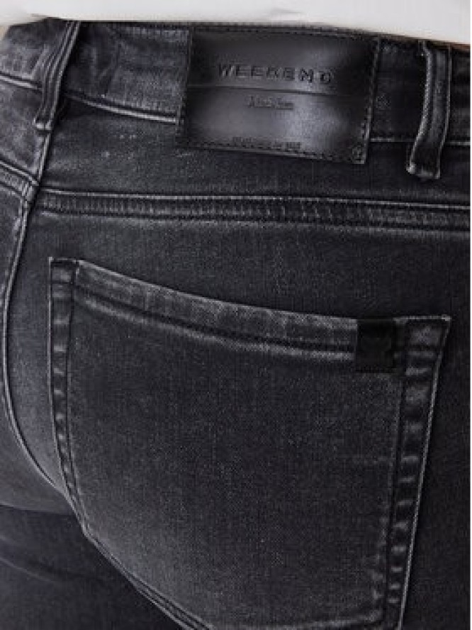 Weekend Max Mara Jeansy Rapallo 2615181071 Czarny Skinny Fit