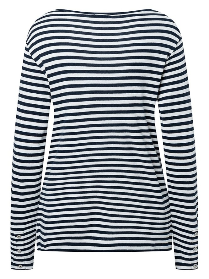 Timezone Koszulka w kolorze biało-granatowym rozmiar: XL