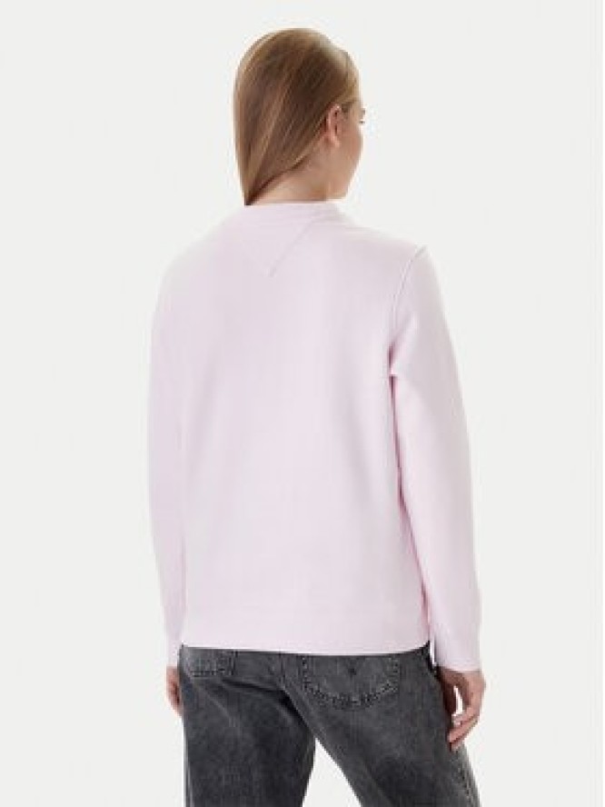 Tommy Jeans Bluza Flag DW0DW19959 Różowy Regular Fit