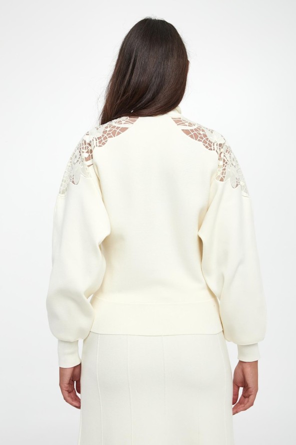 Sweter damski zapinany na zamek TWINSET