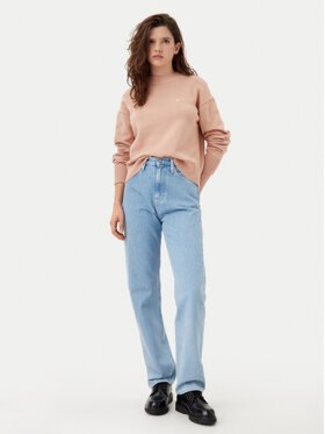 Calvin Klein Jeans Jeansy J20J224997 Niebieski Straight Fit