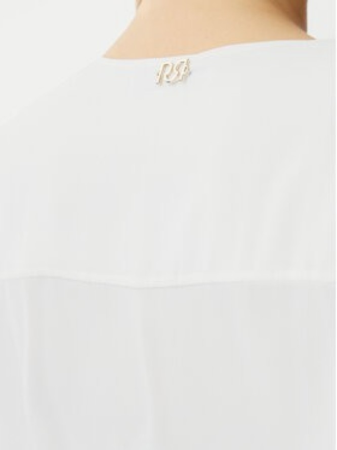 Rinascimento Bluzka CFC0122866003 Biały Regular Fit