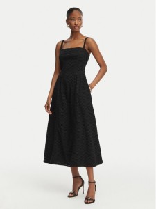 Guess Sukienka letnia W6GK44 W1884 Czarny Regular Fit