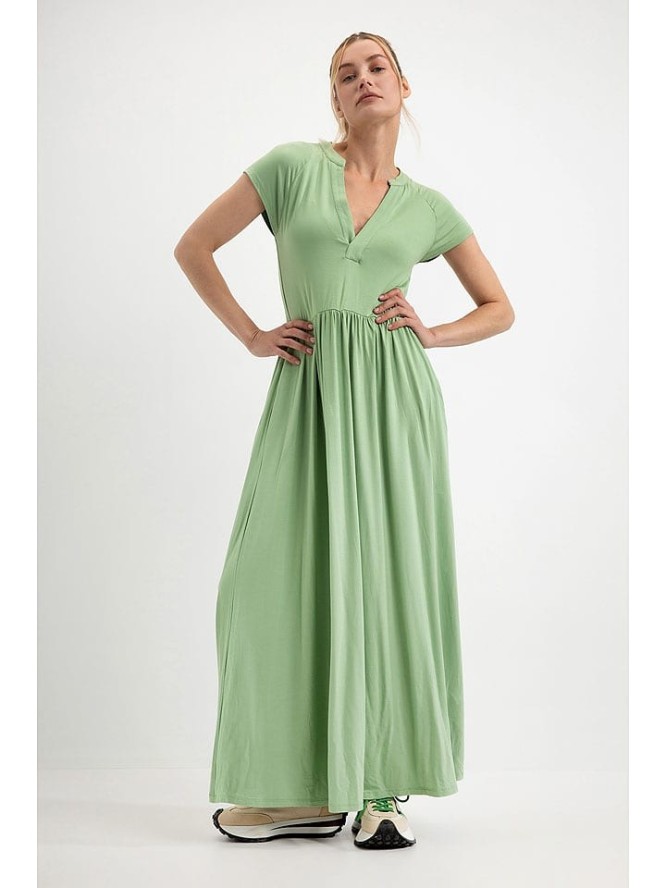 Josephine & Co Sukienka "Dagmar" w kolorze zielonym rozmiar: L