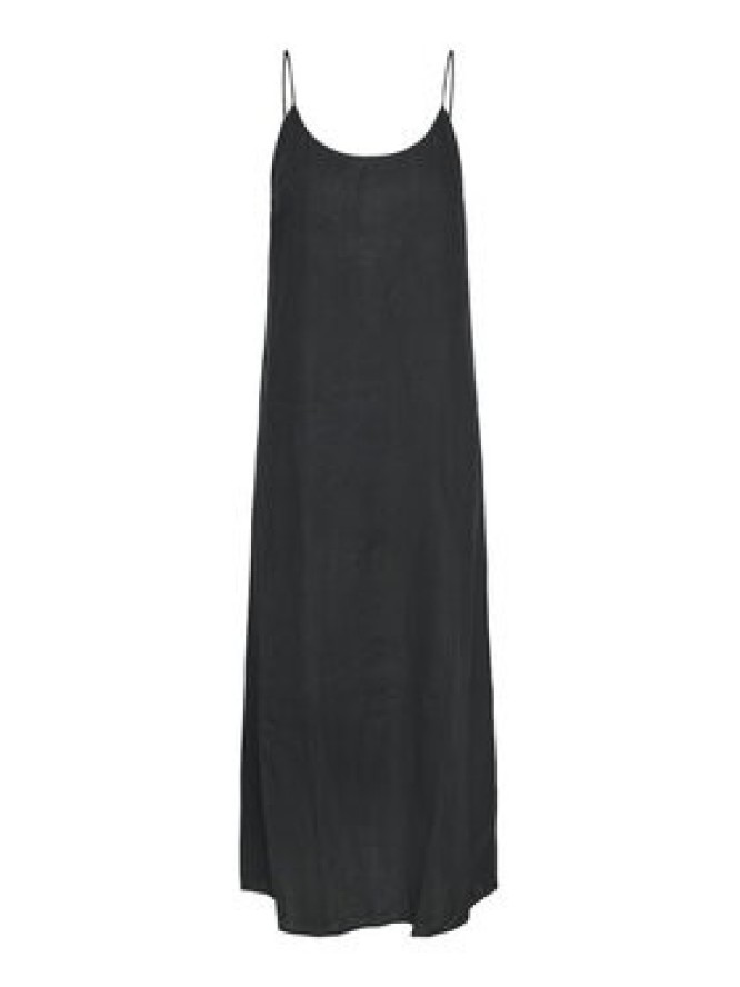 Pieces Sukienka letnia Pia 17151884 Czarny Loose Fit