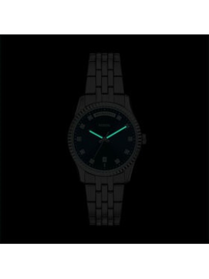 Fossil Zegarek Scarlette ES5457 Srebrny