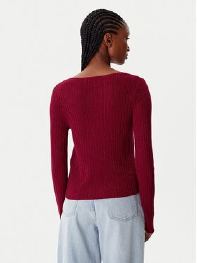 Morgan Kardigan 252-MIZOR Czerwony Slim Fit