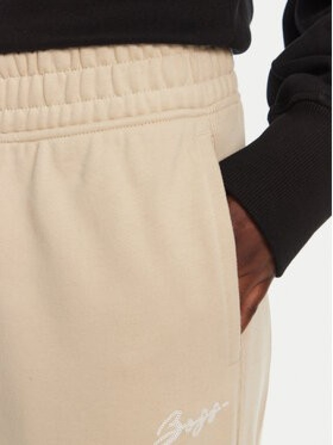 BOSS Spodnie dresowe 50540278 Beżowy Regular Fit