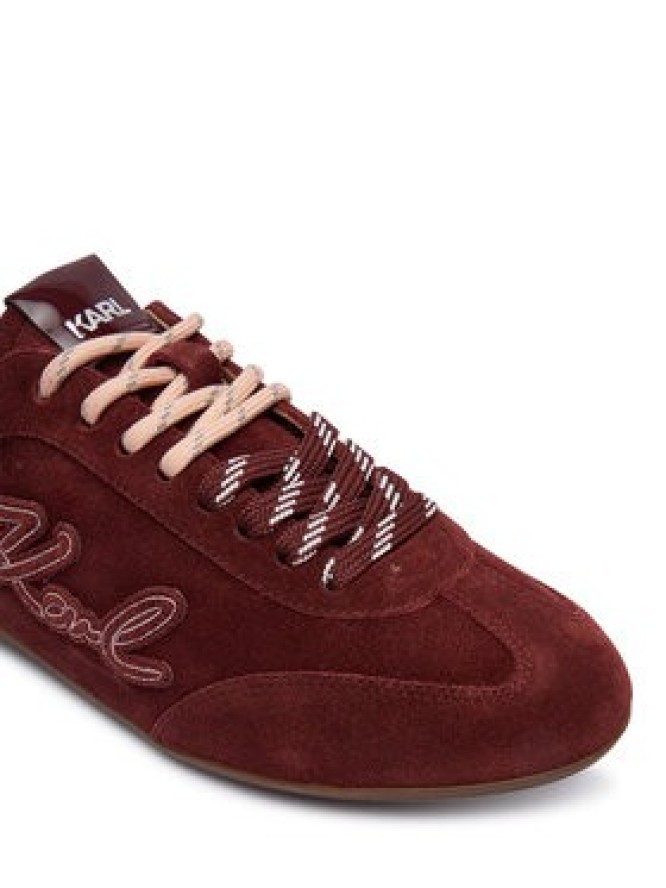 KARL LAGERFELD Sneakersy KL66122 Bordowy