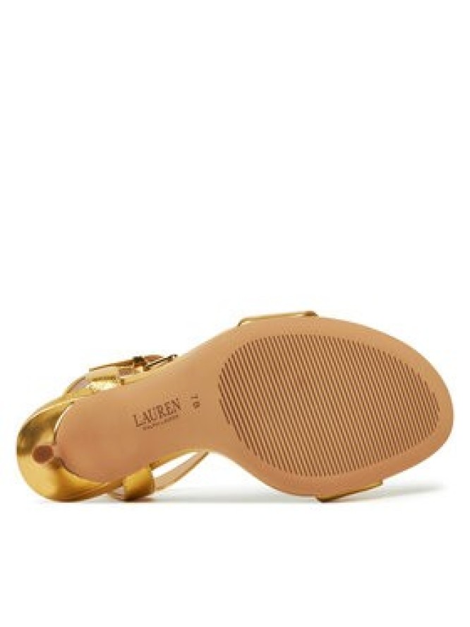 LAUREN RALPH LAUREN Sandały 802956289003 Złoty