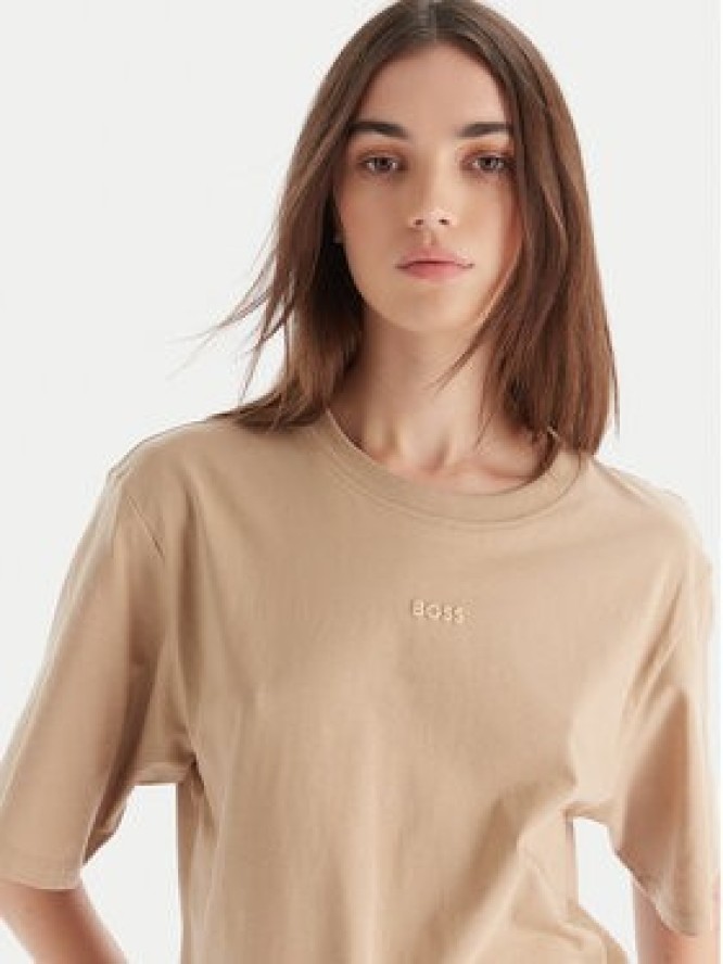 BOSS T-Shirt C_Enis 50523256 Beżowy Oversize