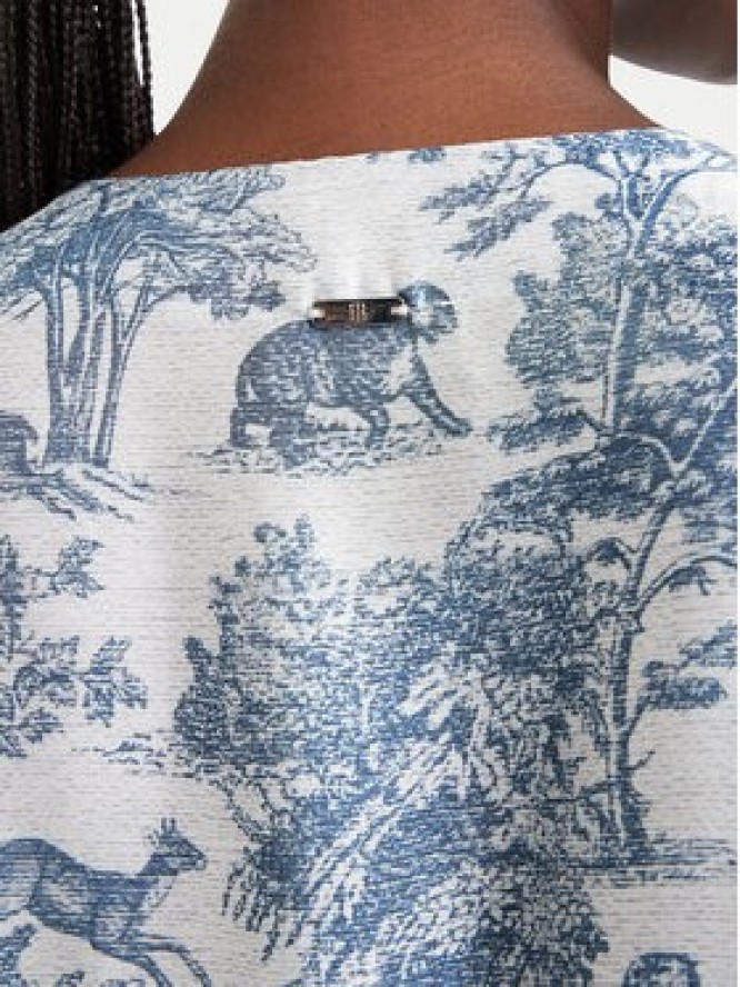 Fracomina Sukienka codzienna FS26SD1010W435K5 Niebieski jasny Regular Fit