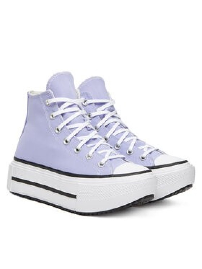 Converse Trampki Chuck Taylor All Star Lift Double Stack A15206C Fioletowy
