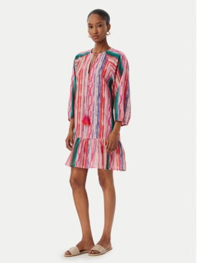 LOLA CASADEMUNT Sukienka letnia LS2616154 Różowy jasny Regular Fit