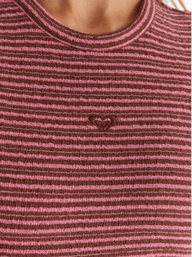Roxy Sweter Spellbound Stripes ERJKT04332 Różowy Regular Fit