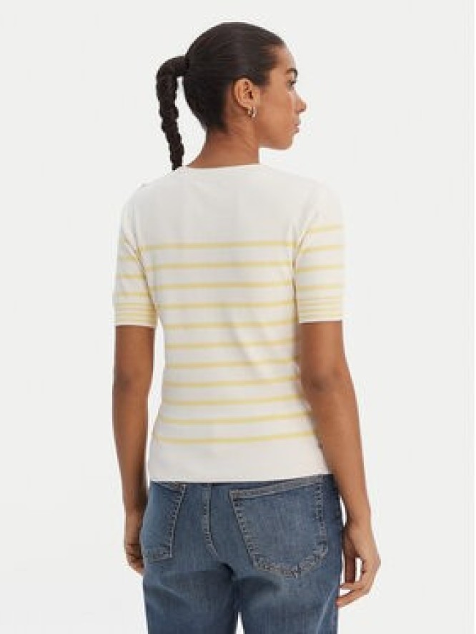 Morgan Sweter 251-MTERI Żółty Slim Fit