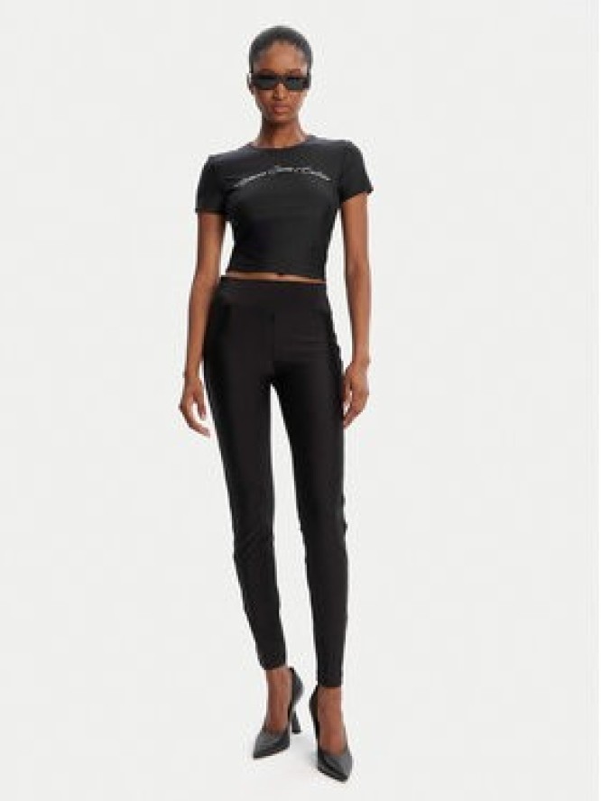 Versace Jeans Couture T-Shirt 79HAH6A2 N0008 Czarny Slim Fit