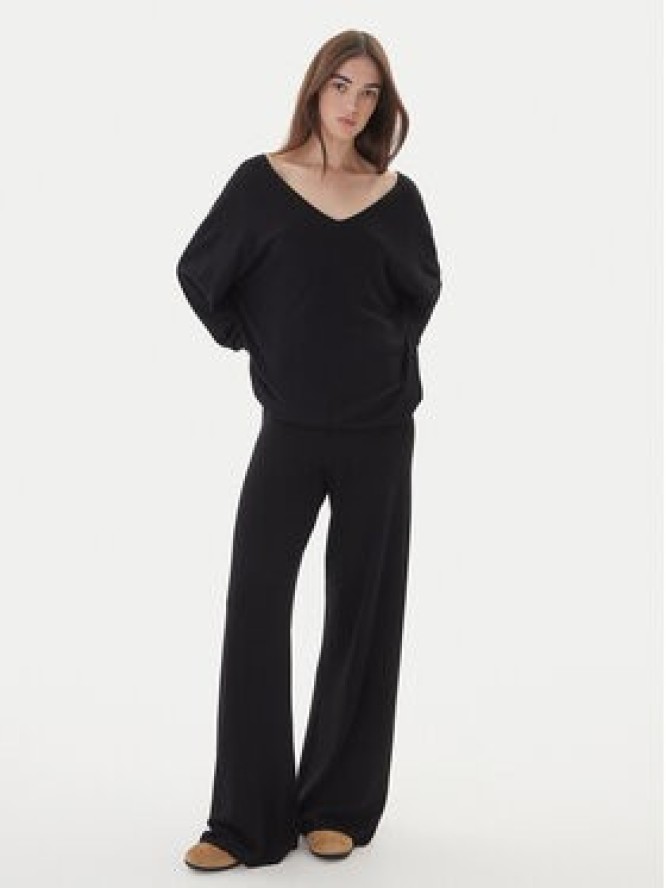 Kontatto Sweter 3M0815C Czarny Relaxed Fit