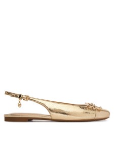 MICHAEL Michael Kors Baleriny Piper Sling 40S6PIFP1M Złoty