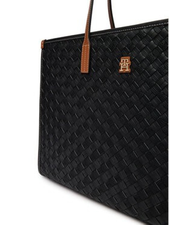 Tommy Hilfiger Torebka Th City Tote AW0AW18394 Czarny