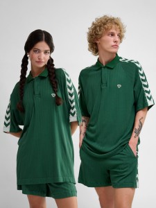 Luźna koszulka polo Hummel Archive