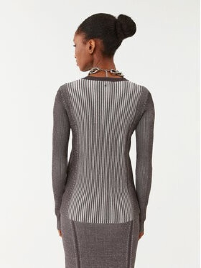 Patrizia Pepe Sweter 8K0165/K123-J3S6 Szary Slim Fit