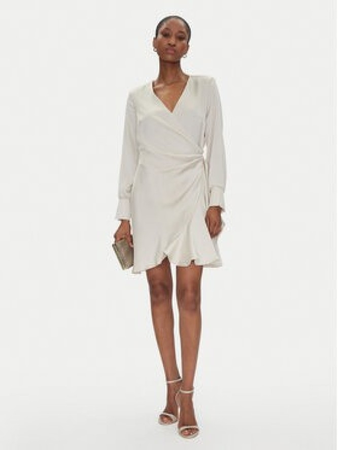 Rinascimento Sukienka koktajlowa CFC0122677003 Beżowy Regular Fit