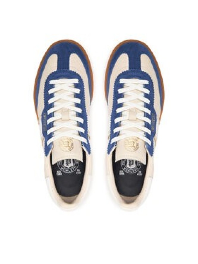 LAUREN RALPH LAUREN Sneakersy Bedford Suede Sneaker 804P04920008 Brązowy jasny