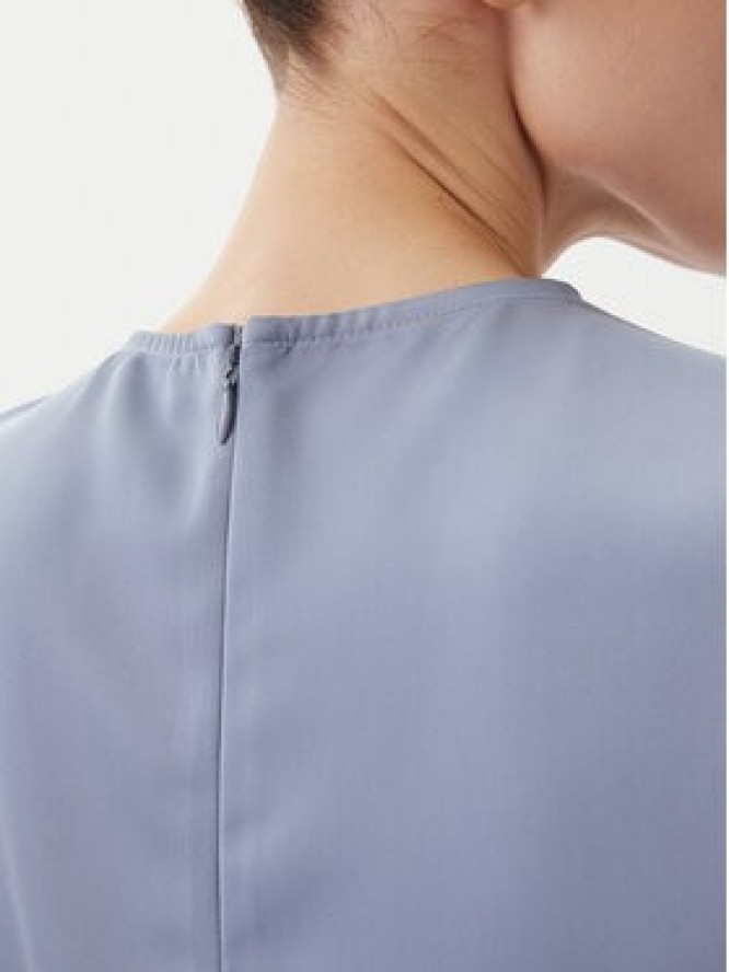 Eleh Bluzka ESS250183 Niebieski Regular Fit