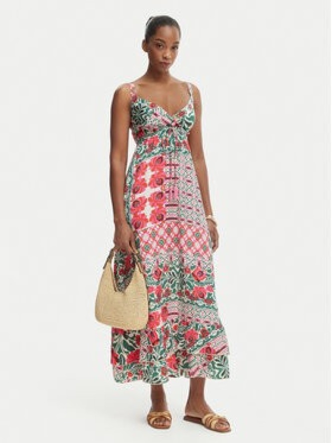 Iconique Sukienka letnia Lidia IC26-095 Kolorowy Regular Fit