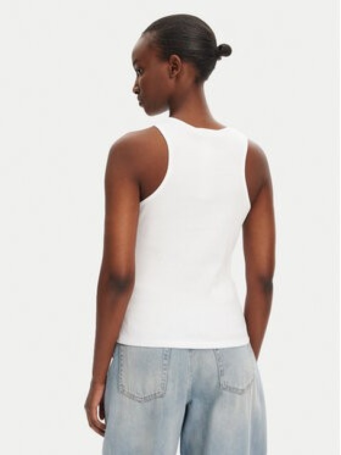 TWINSET Top 251TT2400 Biały Slim Fit